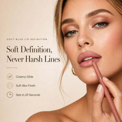 Fuller-Looking Lips,Without the HarshLiner Look.