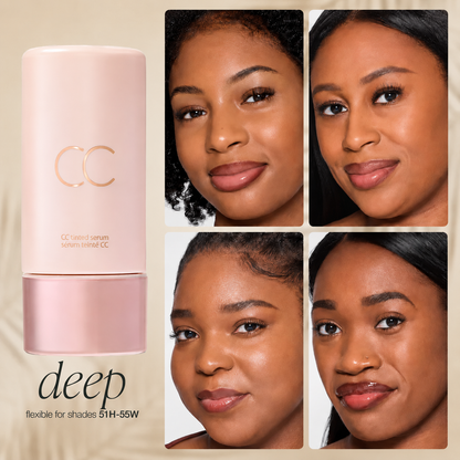 CC Color-Correcting Tinted Serum - Lightweight,Shade-Adaptive Coverage with 24H Hydration &16H Waterproof Wear