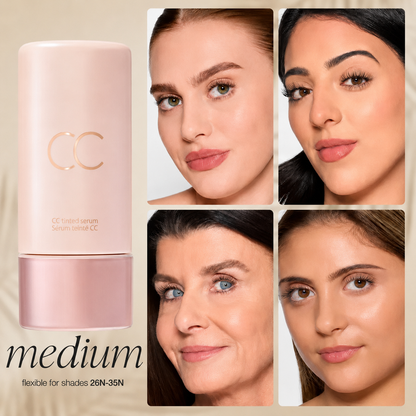 CC Color-Correcting Tinted Serum - Lightweight,Shade-Adaptive Coverage with 24H Hydration &16H Waterproof Wear