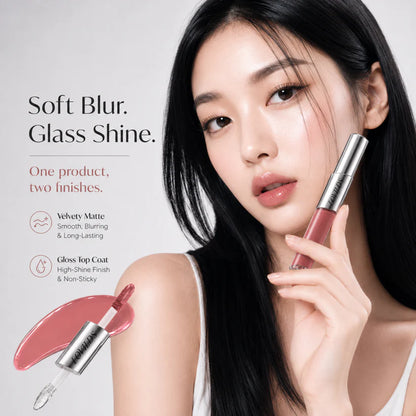 LOVILDS — Dual-Ended Liquid Lipstick with Velvet Matte Color and Glossy Shine